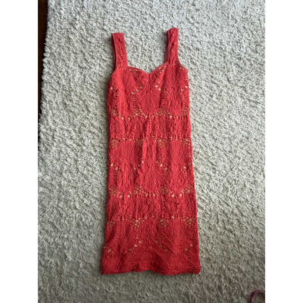 Women's Free People Dress M/L Red Sleeveless